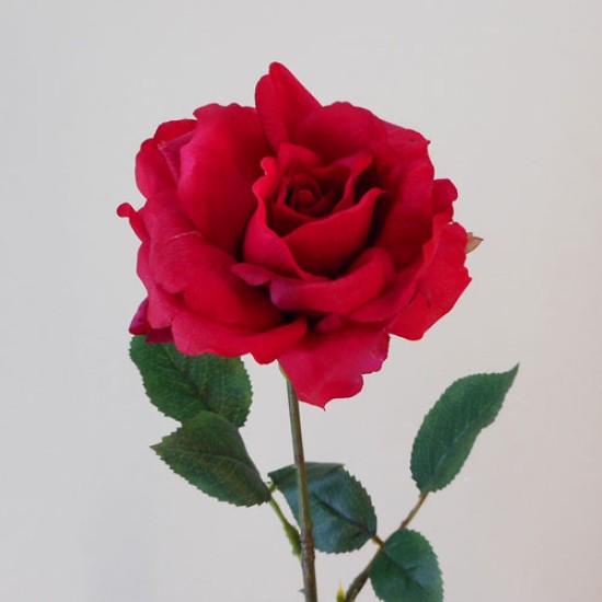 Real Touch Rose Red 76cm Artificial Flowers
